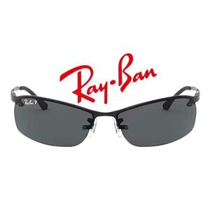 Ray-Ban Polarized Sunglasses - Polished Black